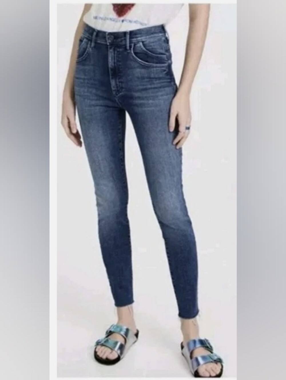 Mother -The Stash Swooner Ankle Fray- (Chick Flick Color) - Size 27